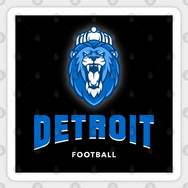 Detroit lions football Sticker by BVHstudio